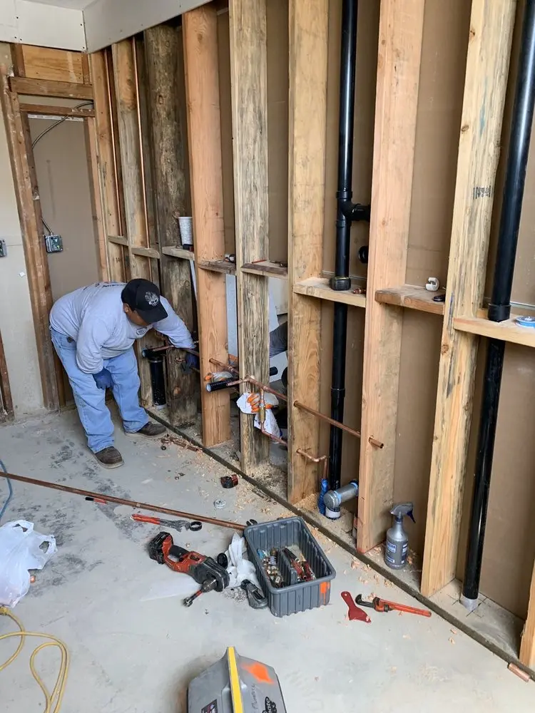 Commercial rough-in plumbing for Water Heater Replacement in Summerville Place